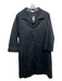 Ann Mashburn Size M Black Cotton Blend Collar Knee Length 3/4 Sleeve Dress Black / M