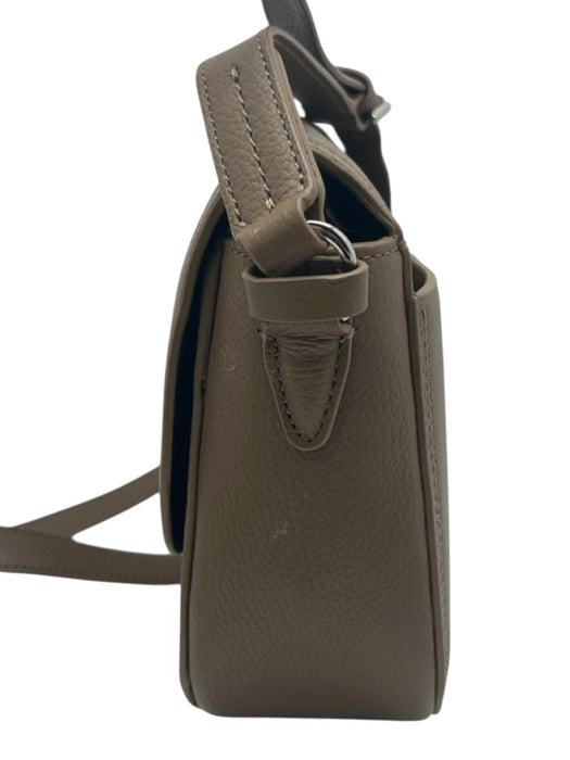 3.1 Phillip Lim Light Brown Leather silver tone hardware Flap pocket Satchel Bag Light Brown / S