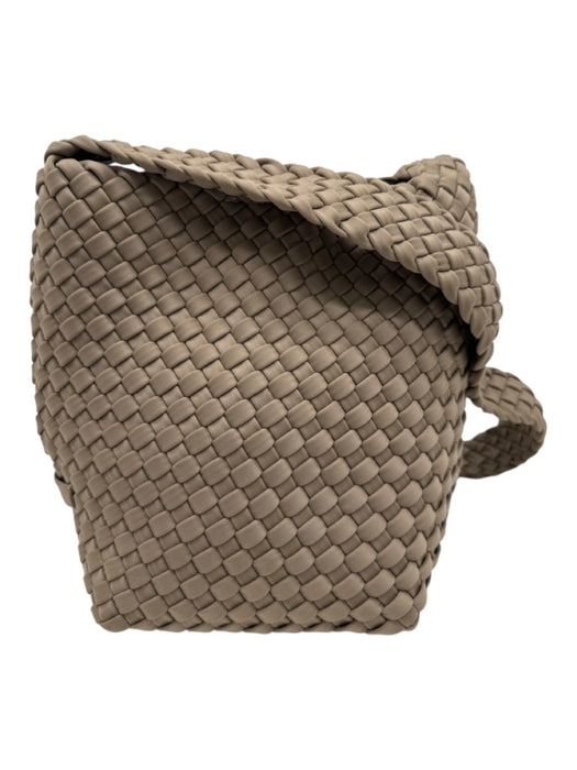 Taupe Textile Woven Pouch Crossbody Bag Taupe / S