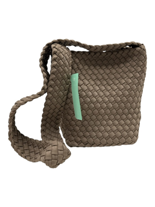 Taupe Textile Woven Pouch Crossbody Bag Taupe / S