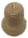 Catarzi Tan & brown Straw Stripe Bucket Hat Tan & brown / One Size