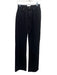 Reformation Size 25 Black Cotton Blend High Rise Zip & Button Wide Leg Jeans Black / 25