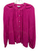 Rails Size M Fuchsia Pink Linen Blend Button Down Gathered Shoulder Top Fuchsia Pink / M