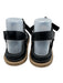 Alohas Shoe Size 36 Black & Brown Leather Upper Knot Velcro Sandals Black & Brown / 36