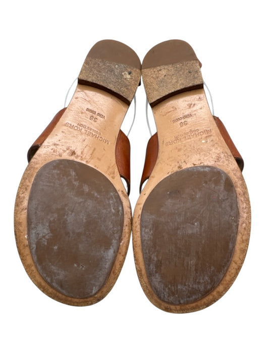 Michael Kors Collection Shoe Size 36 Brown T Strap ankle strap Sandals Brown / 36