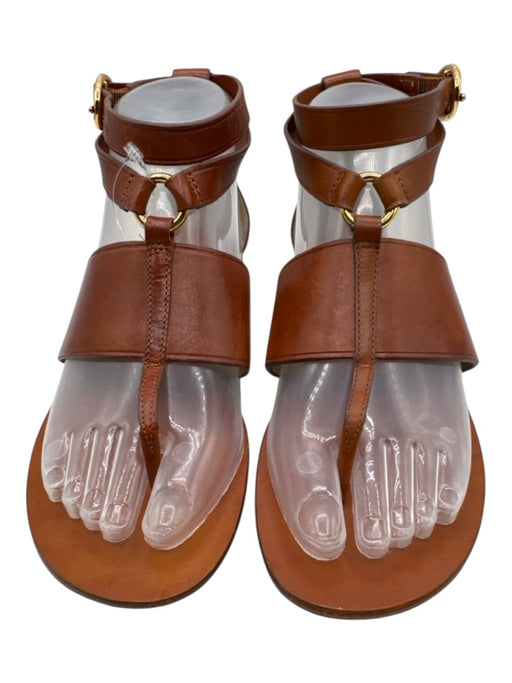 Michael Kors Collection Shoe Size 36 Brown T Strap ankle strap Sandals Brown / 36