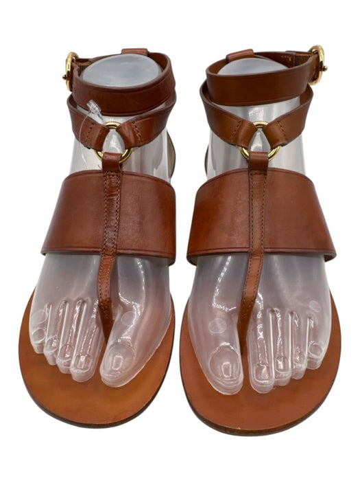 Michael Kors Collection Shoe Size 36 Brown T Strap ankle strap Sandals Brown / 36