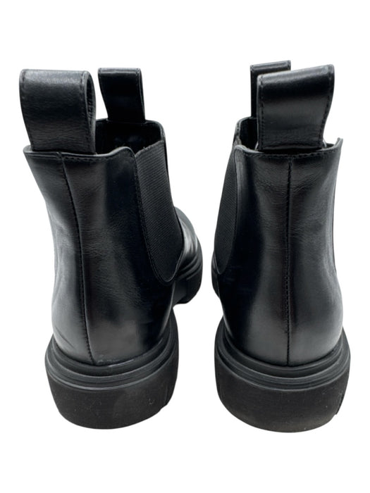 Mansur Gavriel Shoe Size 37 Black Leather Lug sole Ankle Chelsea Boots Black / 37