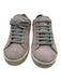 P448 Shoe Size 37 Beige, Pink, Gray Suede Upper Distressed lace up Sneakers Beige, Pink, Gray / 37