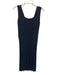 Elie Tahari Size XS Navy Viscose Blend Sleeveless Ribbed too Midi Dress Navy / XS