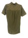 Elie Tahari Size S Olive Green Cotton Collar Neck Eyelet Detail Dress Olive Green / S