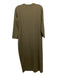 Theory Size M Green Cotton Blend Maxi Button Detail T Shirt Dress Green / M