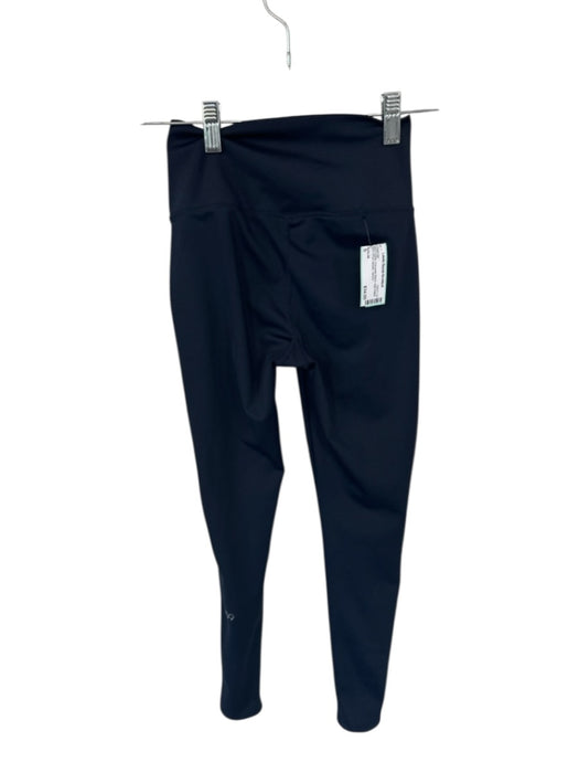 Splits 59 Size S navy & gray Polyester Blend High Waist Side Stripe Leggings navy & gray / S