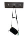 Tory Burch Black & Gold Leather Logo Pebbled Cross Body Strap Bag Black & Gold / XS