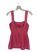 Sister New York Size XS Coral Pink Linen & Rayon Sleeveless Diamond Shape Dress Coral Pink / XS