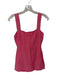 Sister New York Size XS Coral Pink Linen & Rayon Sleeveless Diamond Shape Dress Coral Pink / XS