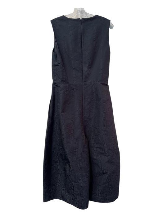 COS Size 8 Black Cotton V Neck Back Zip Sleeveless Pockets Pant Set Black / 8