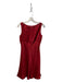 Isabel Ardee Size 4 Red Triacetate Rayon Midi Sleeveless Flowy Dress Red / 4