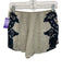 Free People Size XS Taupe Beige & Blue Rayon Long Flare Sleeve Short Set Taupe Beige & Blue / XS