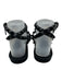 Steve Madden Shoe Size 9 Black Manmade Upper Rockstud Strappy Flat Sandals Black / 9