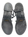Steve Madden Shoe Size 9 Black Manmade Upper Rockstud Strappy Flat Sandals Black / 9