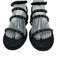 Steve Madden Shoe Size 9 Black Manmade Upper Rockstud Strappy Flat Sandals Black / 9