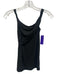 Joah Brown Size S Charcoal Black Rayon Blend Ribbed Knit Sleeveless Tank Top Charcoal Black / S