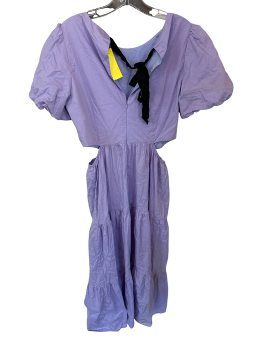 Peter Som Size 12 Purple Ruffles Maxi Dress Purple / 12