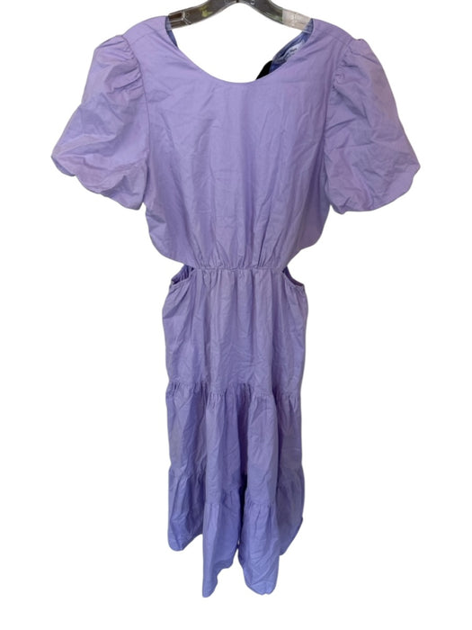 Peter Som Size 12 Purple Ruffles Maxi Dress Purple / 12