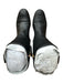 Tory Burch Shoe Size 9 Black Leather Side Zip Rubber Sole Ankle Boots Black / 9
