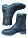 Tory Burch Shoe Size 9 Black Leather Side Zip Rubber Sole Ankle Boots Black / 9