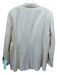 Lafayette 148 Size 8 Cream White Hemp & Cotton Blazer Mid Rise Suit Pants Set Cream White / 8