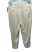 Lafayette 148 Size 8 Cream White Hemp & Cotton Blazer Mid Rise Suit Pants Set Cream White / 8