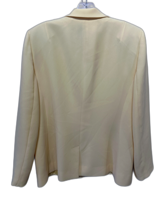 Lafayette 148 Size 8 Butter Yellow Acetate & Polyester Blazer Mid Rise Pants Set Butter Yellow / 8