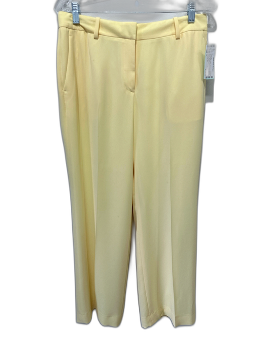 Lafayette 148 Size 8 Butter Yellow Acetate & Polyester Blazer Mid Rise Pants Set Butter Yellow / 8