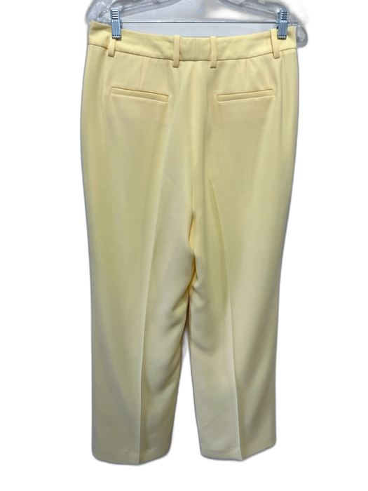 Lafayette 148 Size 8 Butter Yellow Acetate & Polyester Blazer Mid Rise Pants Set Butter Yellow / 8