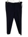 Gerard Darel Size 40 Navy Blue Polyester & Viscose Zip Fly Mid Rise Crop Pants Navy Blue / 40