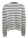 Vince Size S White & Black Cashmere Striped Sweater White & Black / S