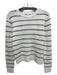 Vince Size S White & Black Cashmere Striped Sweater White & Black / S