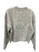 Naadam Size Small Beige & Cream Cashmere Snow Flake Ribbed Accents Sweater Beige & Cream / Small