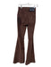 Veronica Beard Jeans Size 25 Brown Cotton Blend Corduroy Mid Rise Long Pants Brown / 25