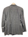 Armani Gray Wool Plaid Double Breasted Men's Suit Gray / 41
