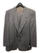 Armani Vintage Brown Wool Blend Striped Men's Suit 41