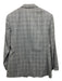 Giorgio Armani Grey & Blue Wool Plaid 2 Button Men's Suit 42R