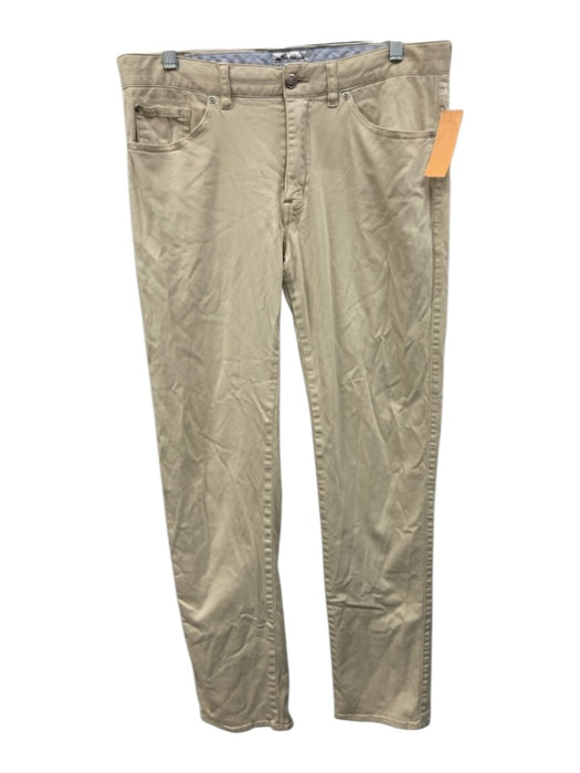 Peter Millar Size 33 Beige Cotton Solid Men's Pants Beige / 33