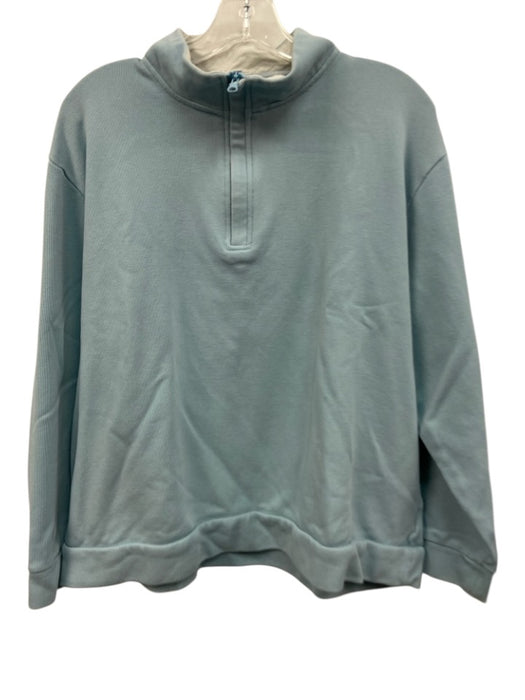 Onward Reserve Size L Light blue Cotton Solid Quarter Zip Men's Jacket Light blue / L