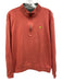 Masters Collection Size M Pink Cotton Solid Quarter Zip Men's Long Sleeve Shirt Pink / M