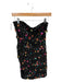 Ramy Brook Size 4 Black & Multi Sequin Strapless Back Zip Mini Dress Black & Multi / 4