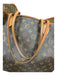 Louis Vuitton Brown Print Leather Monogram Tote 2 Handles Bag Brown Print / L