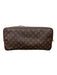 Louis Vuitton Brown Print Leather Monogram Tote 2 Handles Bag Brown Print / L